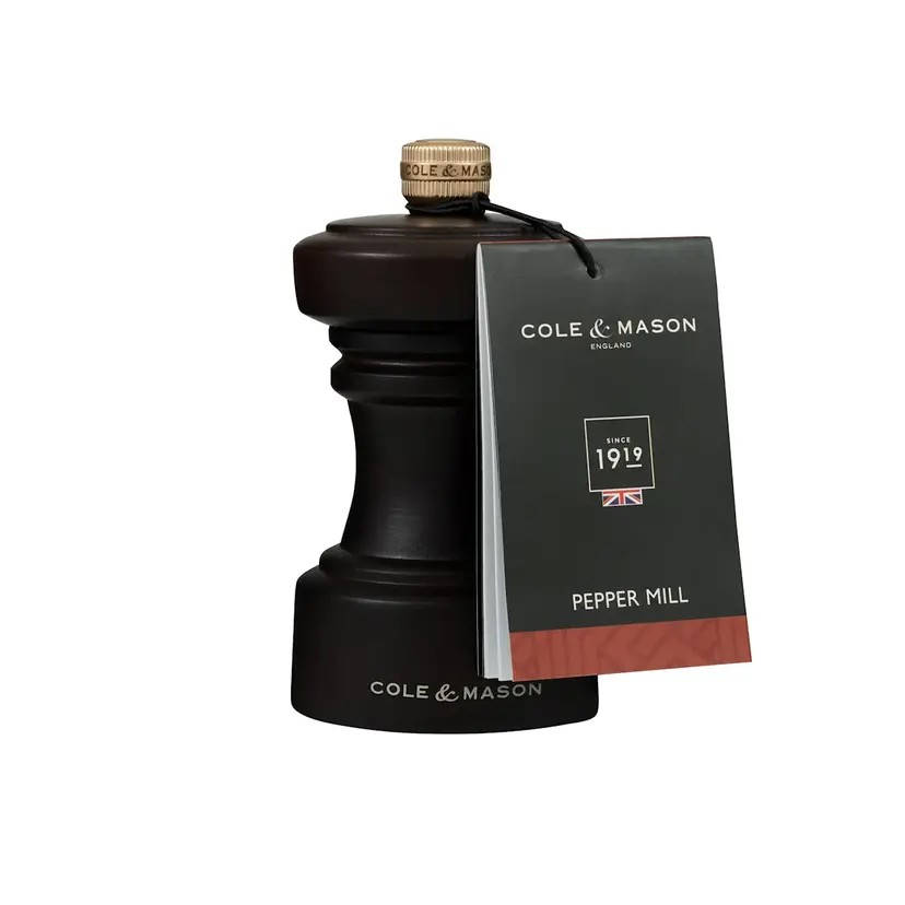 Cole & Mason Beech Wood Grinder | Salt Pepper Adjustable Grinding Tool | Kitchen Gift Elegant