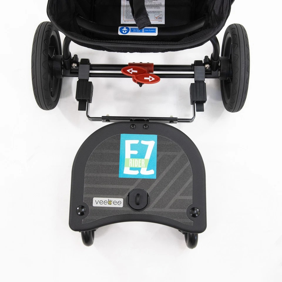 Vee Bee EZ Rider | Stand/Sit Toddler Tandem Seat Board Connector for Stroller/Pram