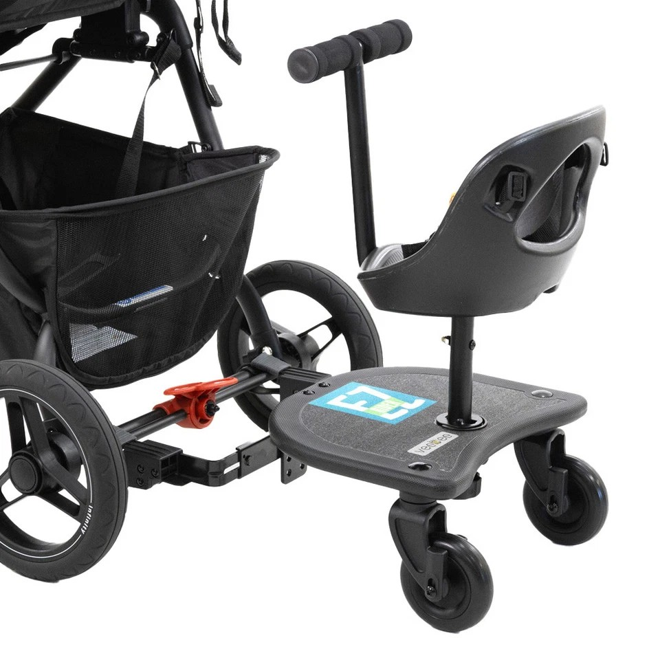 Vee Bee EZ Rider | Stand/Sit Toddler Tandem Seat Board Connector for Stroller/Pram