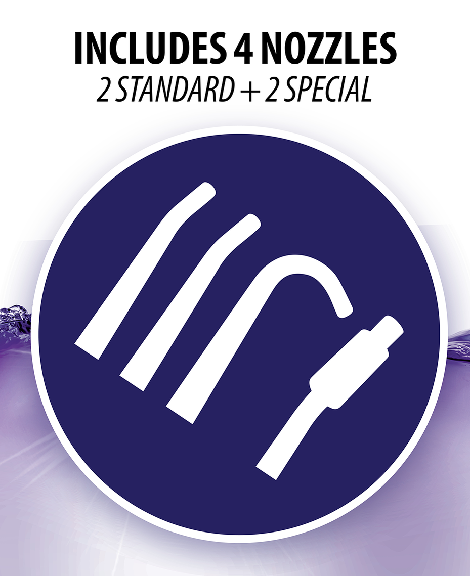 HydroPik ULTRA Cordless Water Flosser | Ideal for braces and implants flossing | Deep Clean for Teeth | Dual Mode - Massage and Power Clean