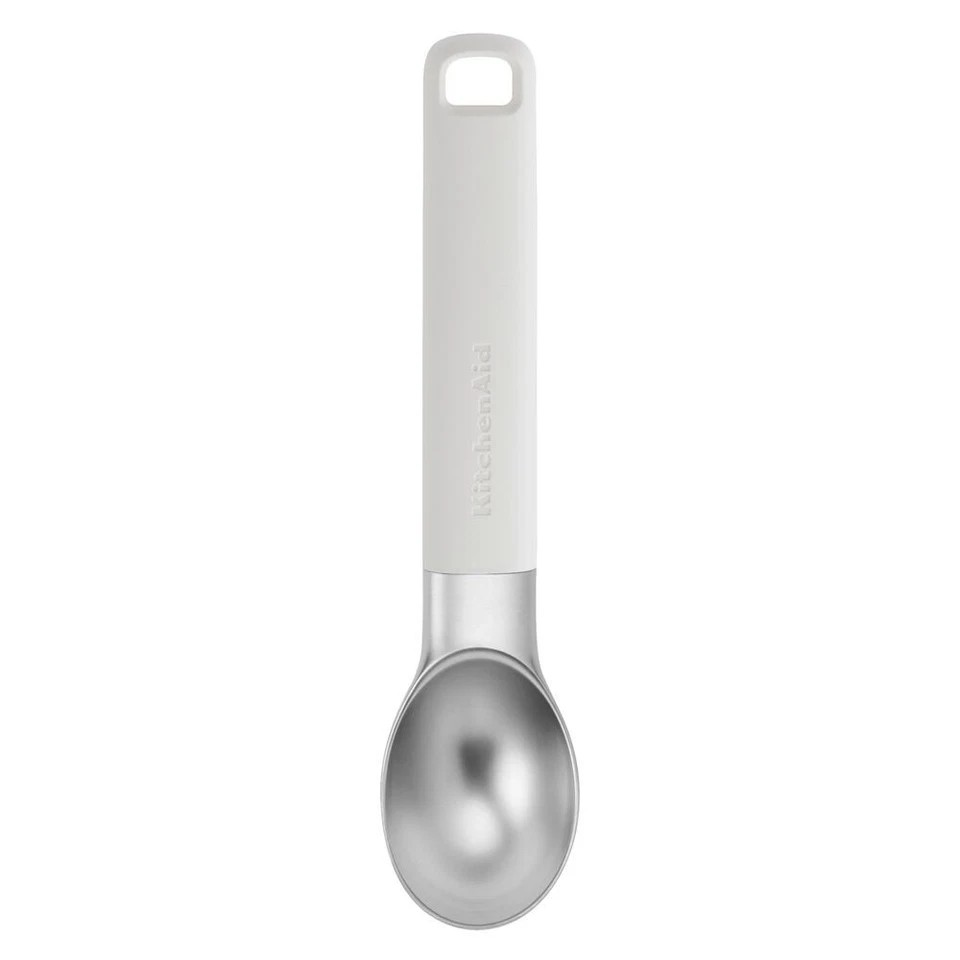 KitchenAid Classic Metal Ice Cream Scooper | Cooking Utensil Porcelain White
