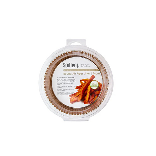 Set of 50 Round Air Fryer Liners | Airfryer Basket Liner | Silicone Oil Paper Liner
