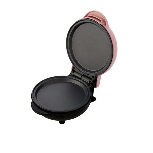 Davis & Waddell Electric Non Stick Mini Waffle Maker | Grill and Toaster | Pancake & Crepe Maker | Pink