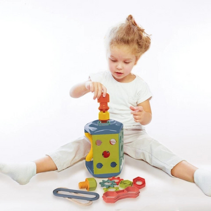 Tolo Toys Bio Plastic 19.5cm | 14pc Tool Box Set Baby/Toddler Activity Toy