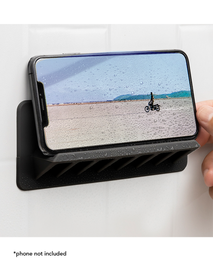 Waterproof Shower Phone Holder | Reusable Silicone Mount for Smooth Surfaces