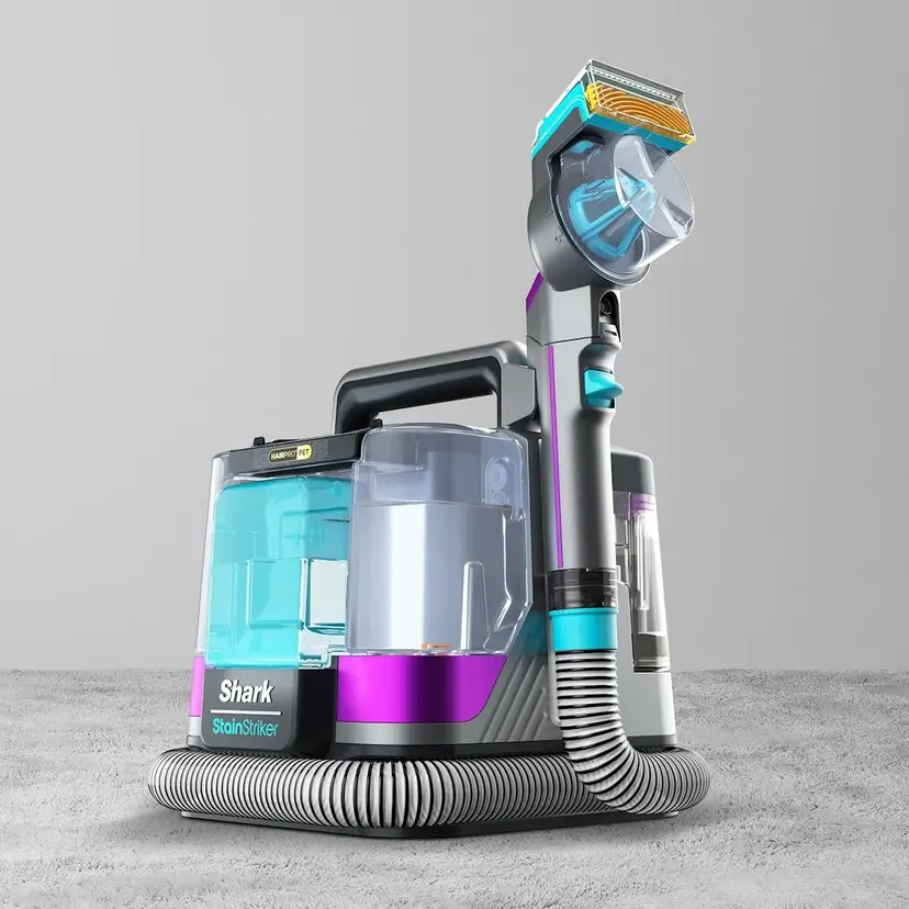 Shark PX250 StainStriker HairPro | Portable Spot & Stain Cleaner | High Pressure Spray | Lightweight | Self Cleaning |