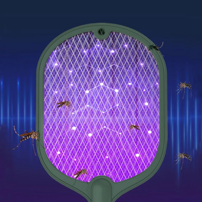 Electric USB Rechargable Racket Fly Swatter | Mosquito Insect Killer | UV Bug Zapper  | mosquito killer| flies, mosquitoes, gnat and other flying pest