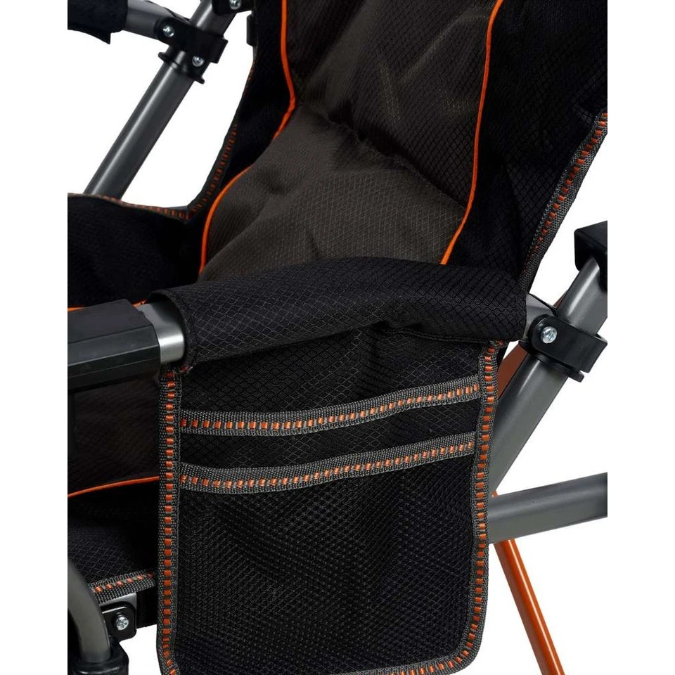 Wildtrak Cheynes Solid Arm Chair | Dlx 200Kg Outdoor Camping/Hiking | Dimension 96x64cm