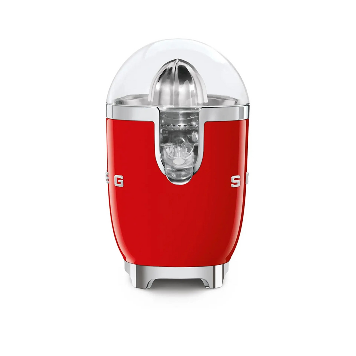 Smeg Vintage Retro Citrus Juicer Red | 70W Motor | Stainless Steel | Non-Drip Spout | BPA Free Kitchen Appliance Juicing Machine