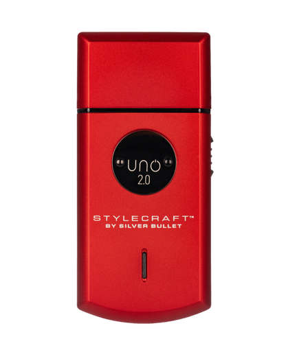 Uno Single Shaver | Cordless Red Foil Shaver | Pocket Sizer Shaver | Super Close Shave | Forged Blade