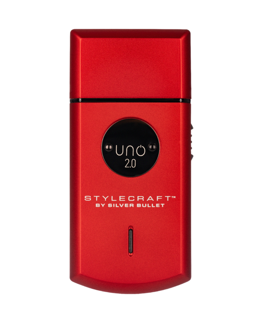 Uno Single Shaver | Cordless Red Foil Shaver | Pocket Sizer Shaver | Super Close Shave | Forged Blade