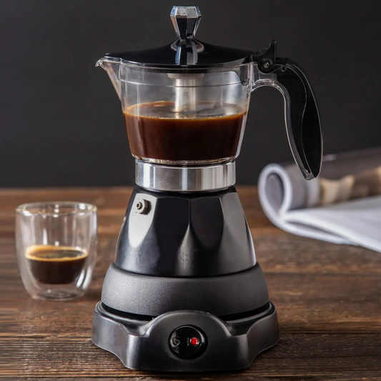 Leaf & Bean | Electric Espresso Maker | 3 Cup | Coffee maker