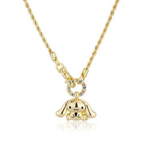 Sanrio Cinnamoroll | Couture Kingdom Necklace Pendant | Accessory 90cm Gold