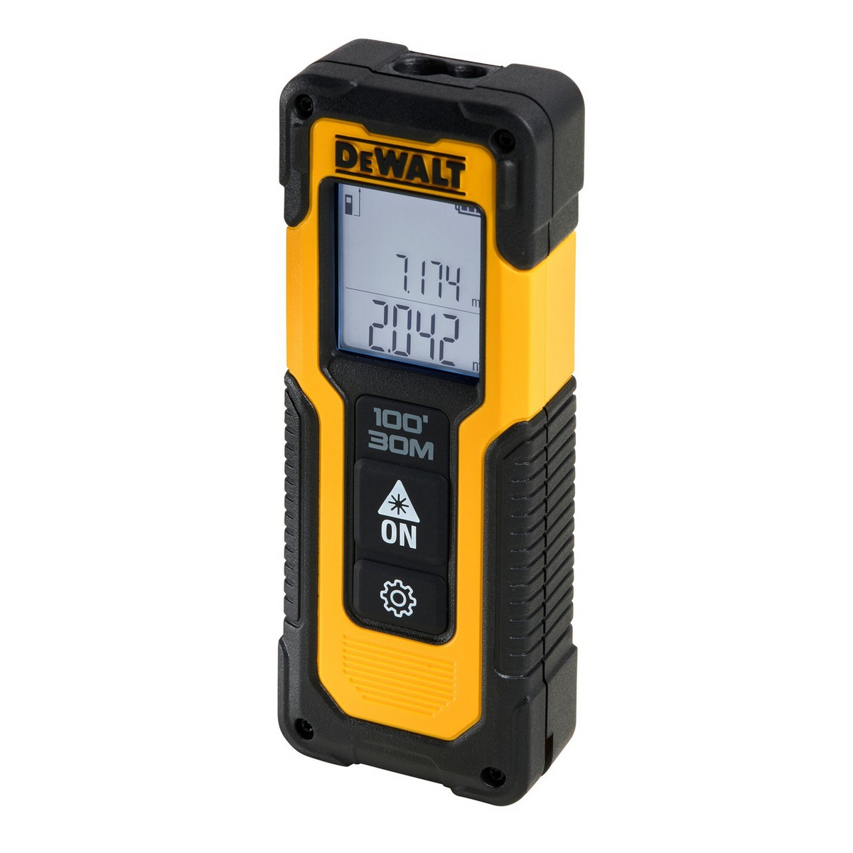 DeWalt Laser Distance Measure 30m | High Accuracy | Battery Operated | Metric and Imperial Distances | Compact & Lightweight