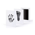 Newborn Baby Pet Wipe Safe Inkless Hand Foot Print Keepsake Kit Christmas Gift - Random Colour