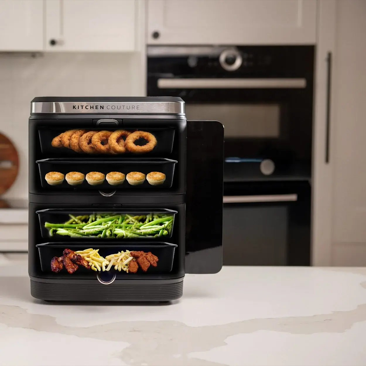 Kitchen Couture Air Fryer 11L | Food Cooker Chips Chicken Airfryer Healthy Cooker Oil Free Kitchen Digital Control