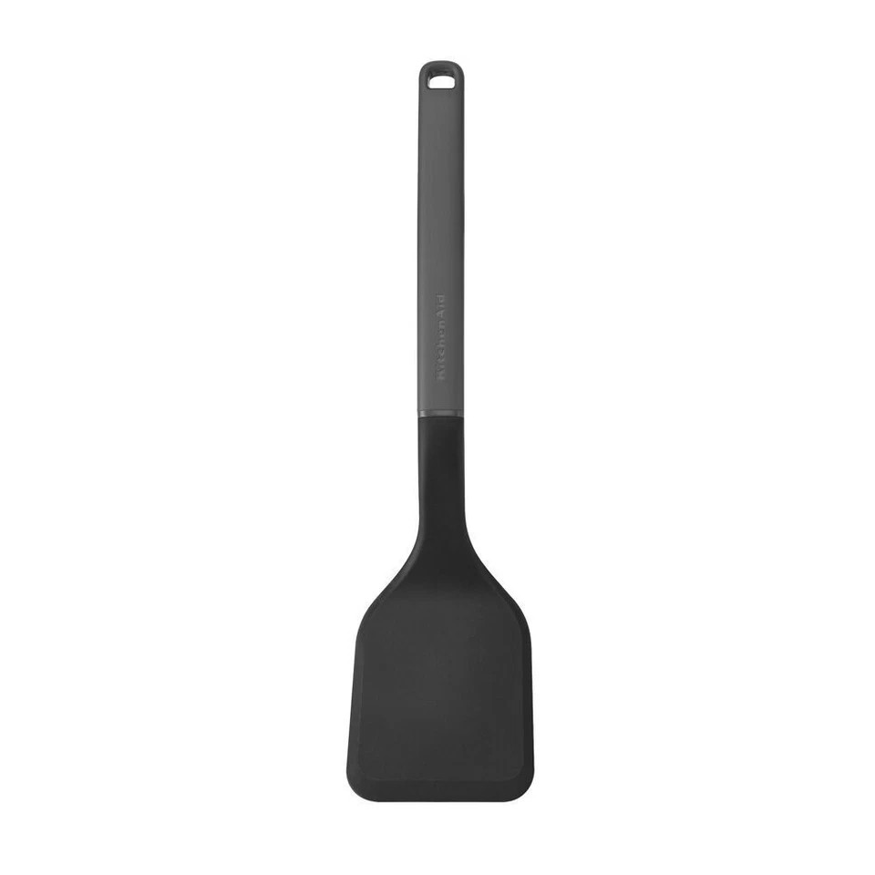 Charcoal Grey KitchenAid Turners | 2PK Solid Nylon Spatulas | Home Chefs