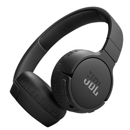 JBL Tune 670NC Adaptive Noise Cancelling Wireless On-Ear Headphones | Light and Comfortable | High Quality Sound | Quick Charge | Black