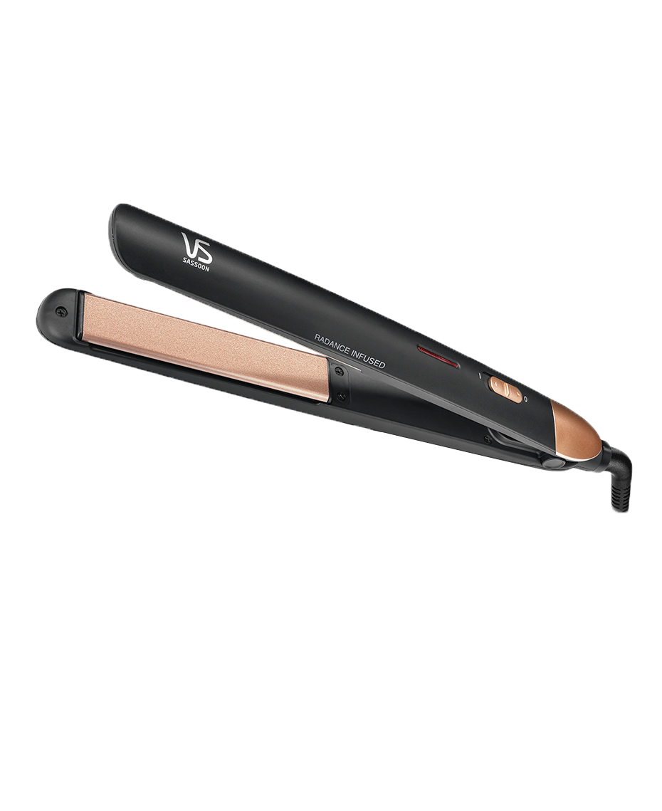 VS Sassoon Radiance Straight Styles | Hair Straightener | Camellia & Macadamia Infused Ceramic Plates | 210°C Heat | Worldwide Voltage | Lightweight and easy to use