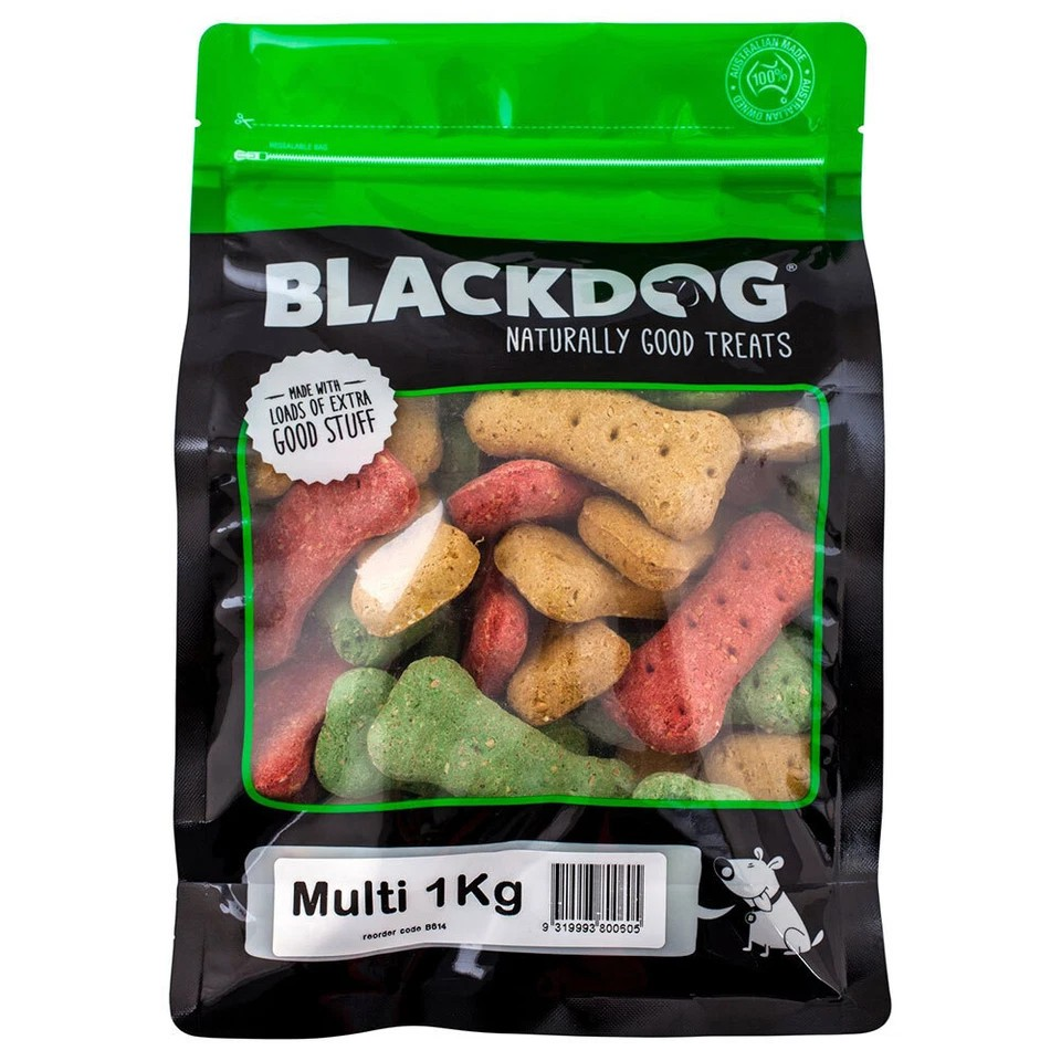 Naturally Good Pet/Dog Premium Multi Mix Biscuits Healthy Treats 2Pk/1kg Ea