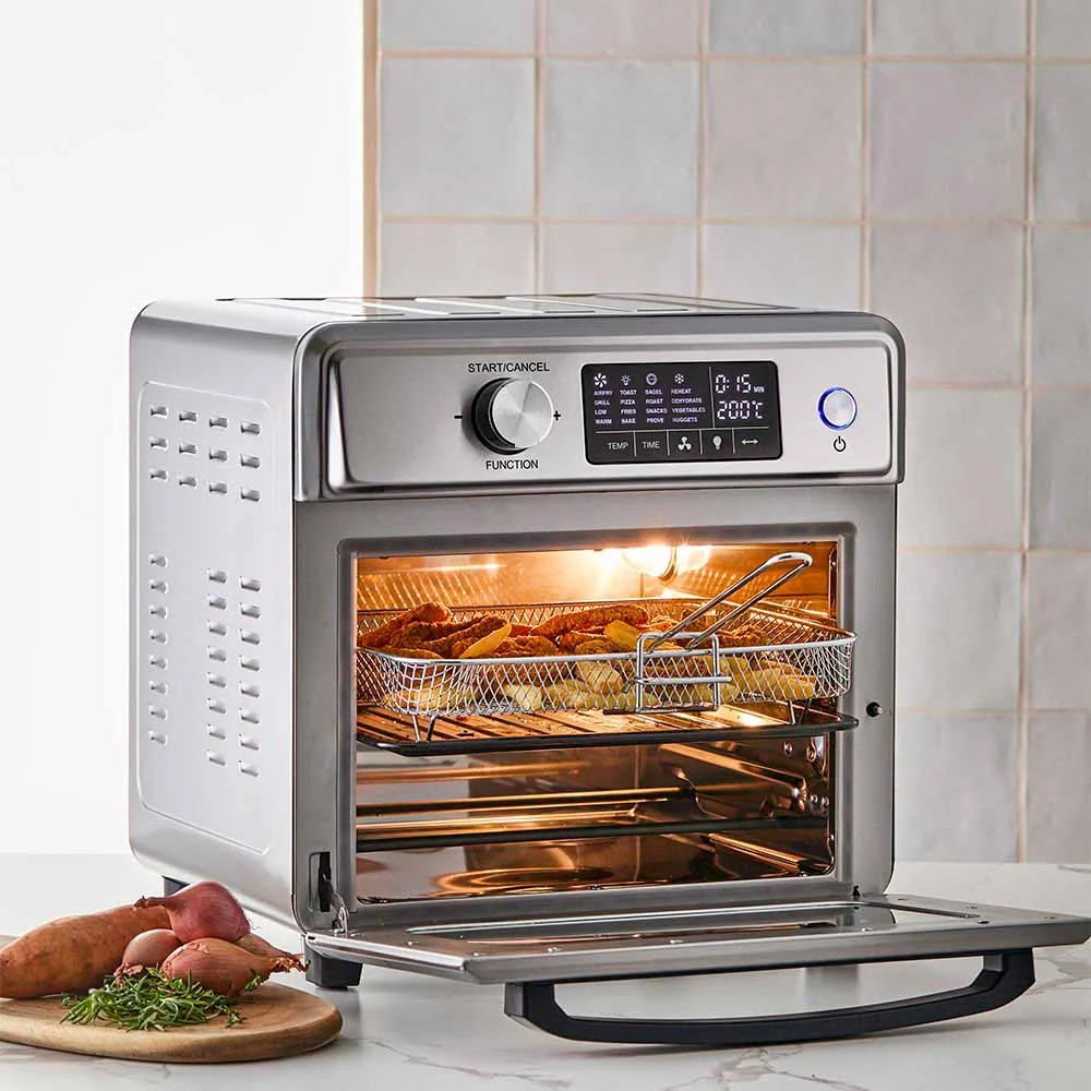 Baccarat Ultimate XL Air Fryer & Oven | Kitchen Benchtop 20L Dehydrator | Electric Rotisserie Oven