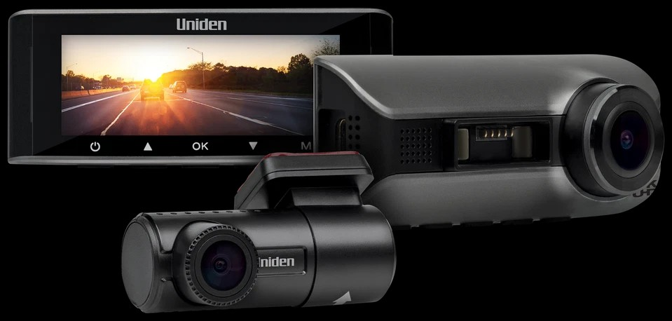 Uniden IGO CAM 90R | 4K Smart Dash Cam with FULL HD Rear View Camera and 3.16”