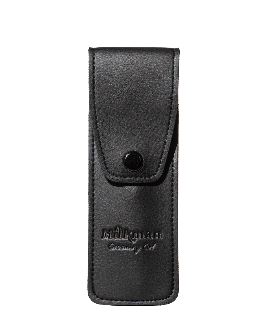 Milkman Premium Beard & Moustache Scissors | Vegan Leather Pouch | Precision Grooming | Razor Sharp |