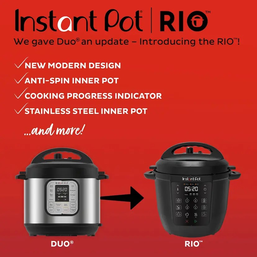 Instant Electric Multi Cooker 5.7L | Pressure Cooker, Slow Cooker, Saute, Stew, Rice Cooker, Yoghurt Maker
