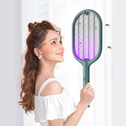 Electric USB Rechargable Racket Fly Swatter | Mosquito Insect Killer | UV Bug Zapper  | mosquito killer| flies, mosquitoes, gnat and other flying pest