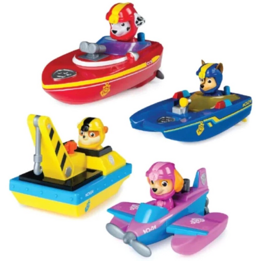Swimways Paw Patrol Rescue Boat Kids | Bath/Pool Toy 2pk | 4y+ Multi Colour Assorted
