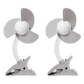 Dreambaby Ezy-Fit 2Pk | Clip-On Outdoor Cooling Fan | Baby Stroller/Pram Fan | Baby Safe