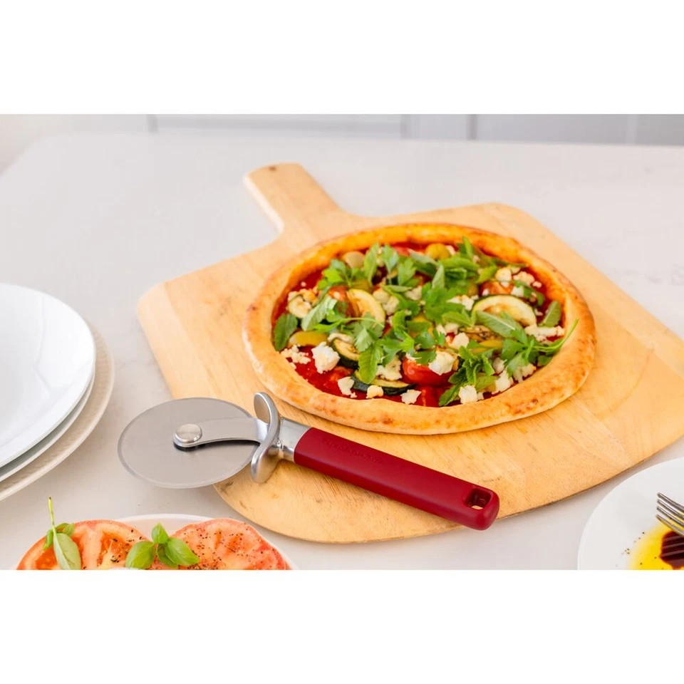 KitchenAid Classic Metal Pizza Wheel/Cutter | Cooking Utensil Empire Red