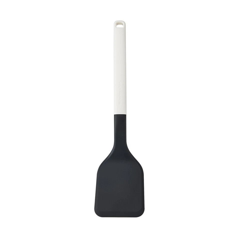 KitchenAid Classic Solid Nylon Turner/Spatula | Utensil Porcelain White 2 Pc