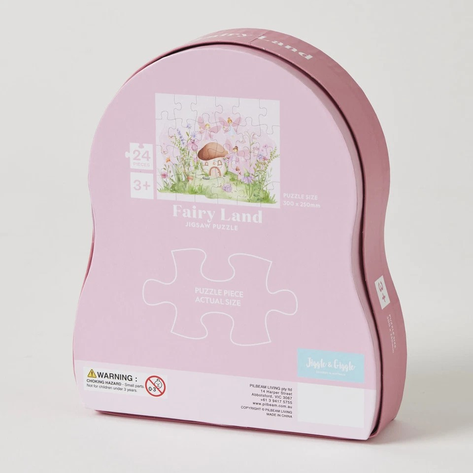 Jiggle & Giggle Fairy Land Jigsaw Puzzle | Play Kids Educational Toy 24 Pcs