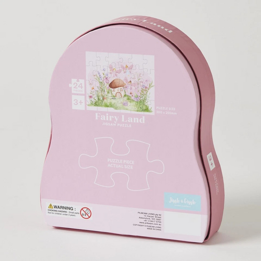 Jiggle & Giggle Fairy Land Jigsaw Puzzle | Play Kids Educational Toy 24 Pcs