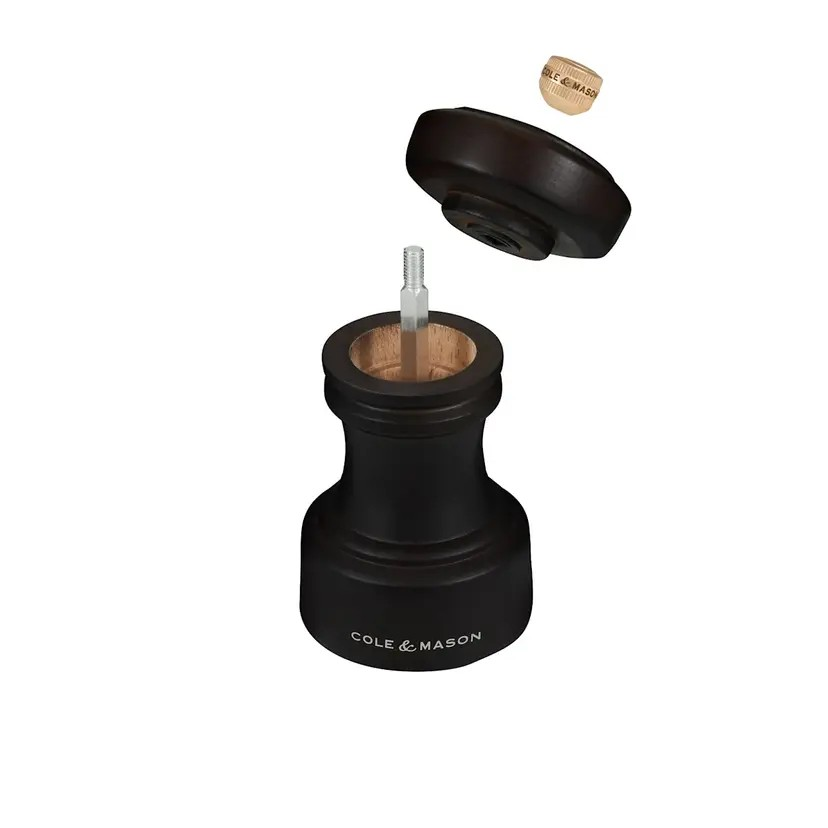 Cole & Mason Beech Wood Grinder | Salt Pepper Adjustable Grinding Tool | Kitchen Gift Elegant