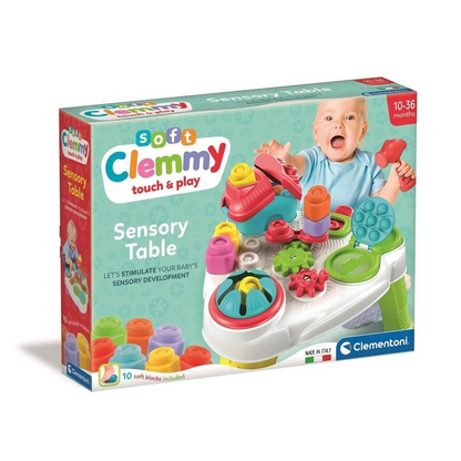 Clementoni Soft Clemmy Touch & Play Sensory Table Play Toy Baby/Toddler