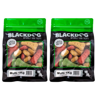 Naturally Good Pet/Dog Premium Multi Mix Biscuits Healthy Treats 2Pk/1kg Ea