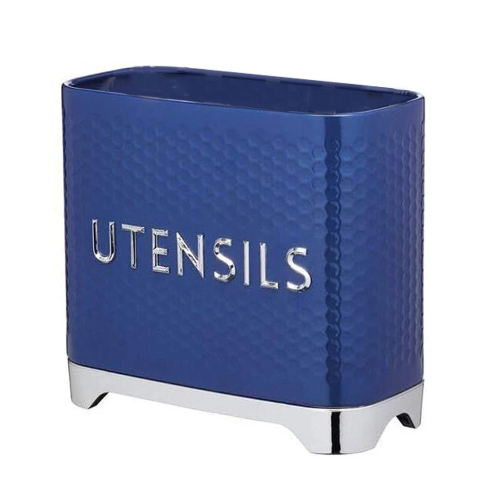Kitchencraft Lovello Textured Kitchen Cooking Utensil Storage Holder - Blue