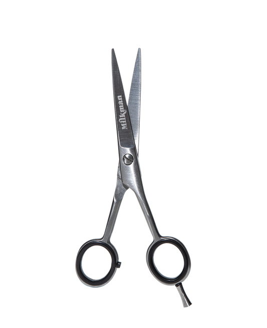 Milkman Premium Beard & Moustache Scissors | Vegan Leather Pouch | Precision Grooming | Razor Sharp |