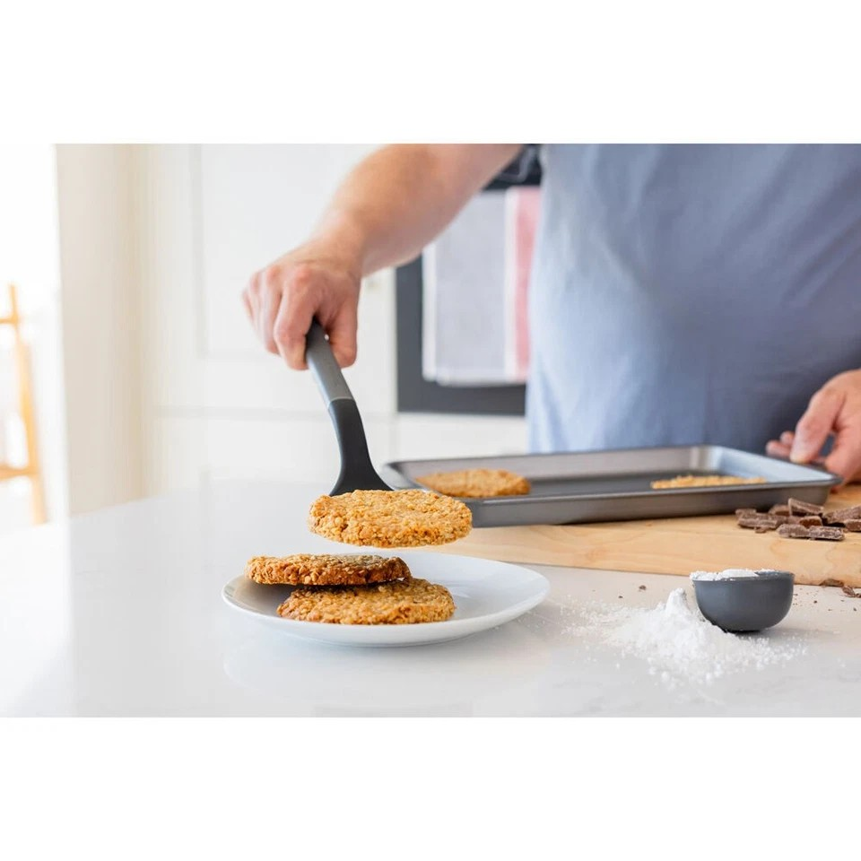 Charcoal Grey KitchenAid Turners | 2PK Solid Nylon Spatulas | Home Chefs