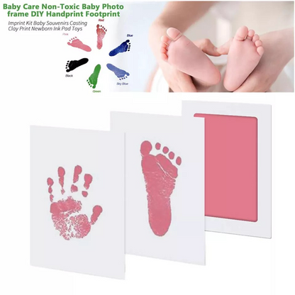 Newborn Baby Pet Wipe Safe Inkless Hand Foot Print Keepsake Kit Christmas Gift