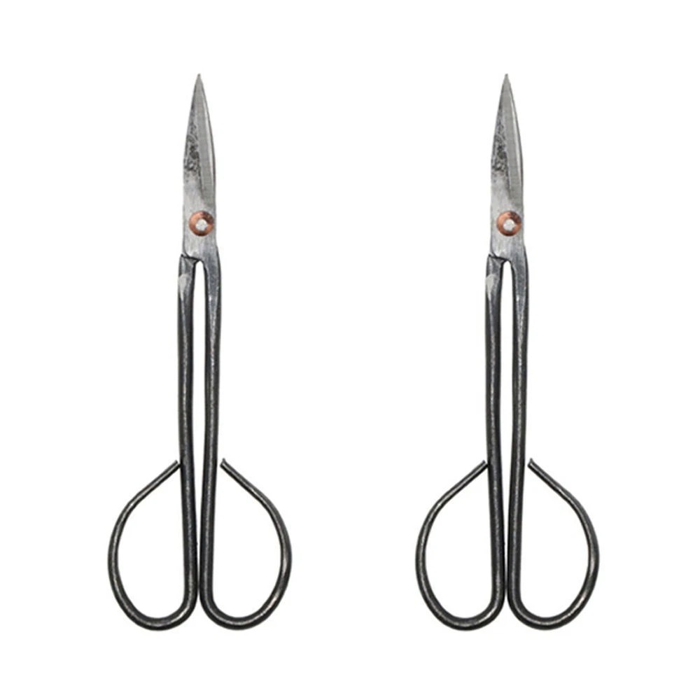 Bonsai Slim Twig Shears | Esschert | Carbon Steel Gardening Tool | Balanced Clippers