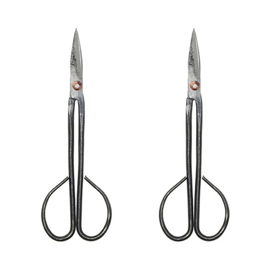 Bonsai Slim Twig Shears | Esschert | Carbon Steel Gardening Tool | Balanced Clippers