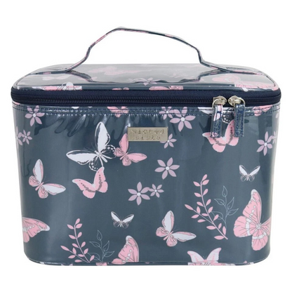 Wicked Sista Butterfly Floral  Travel Bag | Large 28x20cm | Womens Travel Beauty Cosmetic Case