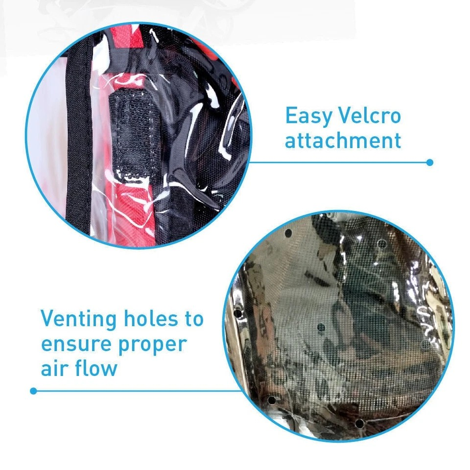 Ibiyaya Pram Raincover | Suitable for Cleo/Monarch/Gentle Giant/The Beast Pet Strollers/Pram