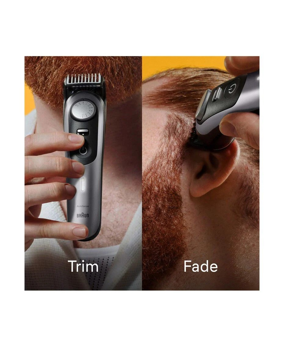 Braun Series 9 Professional Waterproof Beard Trimmer | Travel Case | Charging Stand