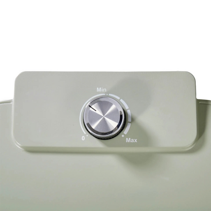 Davis & Waddell Electric Non Stick Double Waffle Maker | Grill and Toaster | Green