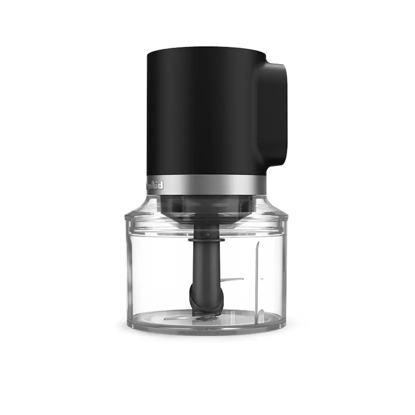 KitchenAid GO Cordless Top Down Chopper Matte Black | 3.5 Cup Capacity | Chop/Mix/Puree | Meal Prep | Cordless