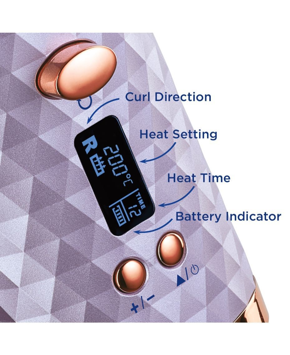 VS Sassoon Unbound Cordless Auto Curler | Rechargeable Curler | Cordless Ladies Styler built in Auto Curl |